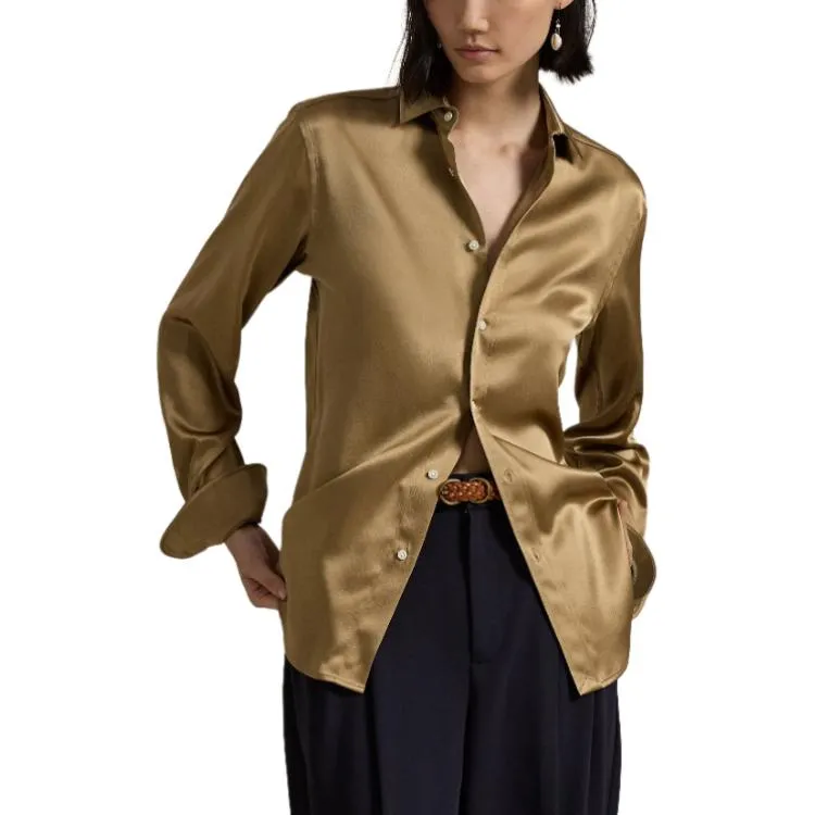 Polo Ralph Lauren Satin Charmeuse Shirt-2
