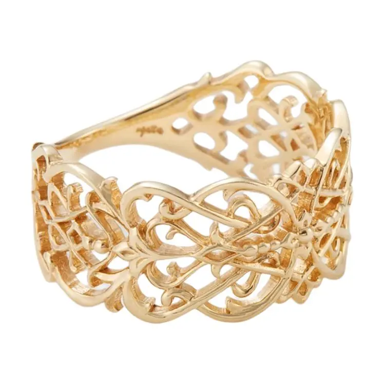 Agete 9K Gold Rings Women's Gold-1