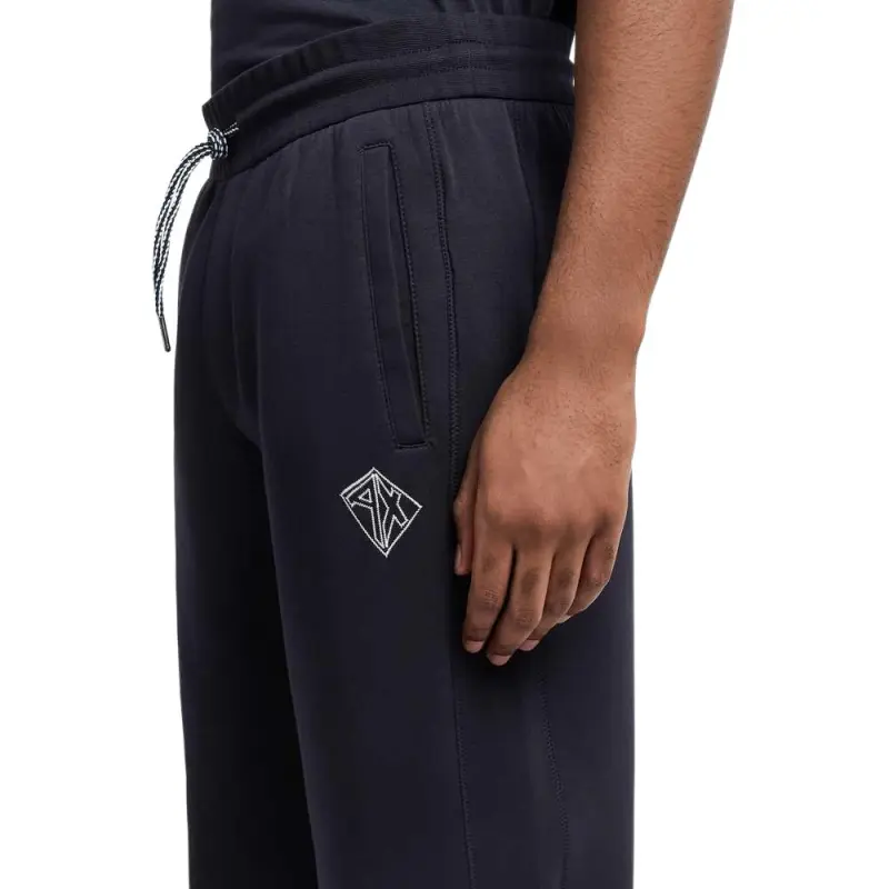 ARMANI EXCHANGEAE SS25 Knitted Sports Pants Men's Marine Blue-4