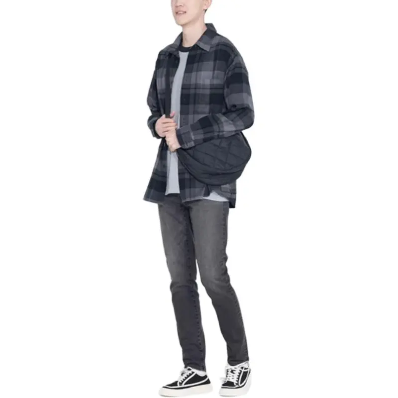 UNIQLO Shirts Unisex Dark Gray-1