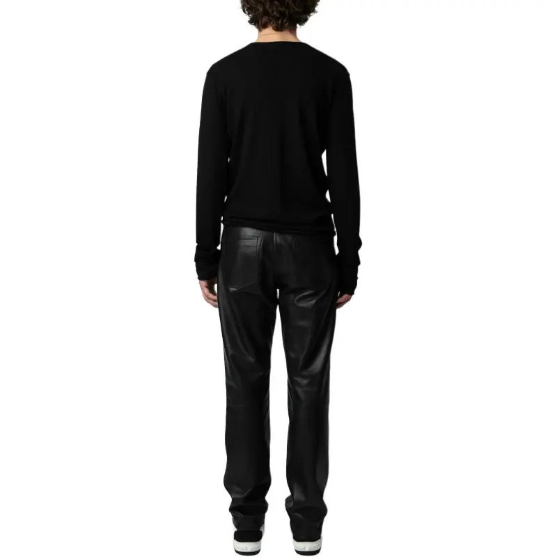 Zadig & Voltaire Monastir Logo debossed Merino Jumper-4