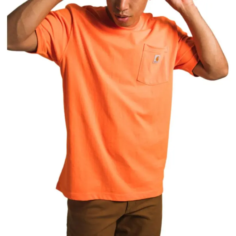 Carhartt T Shirts Men Orange-3