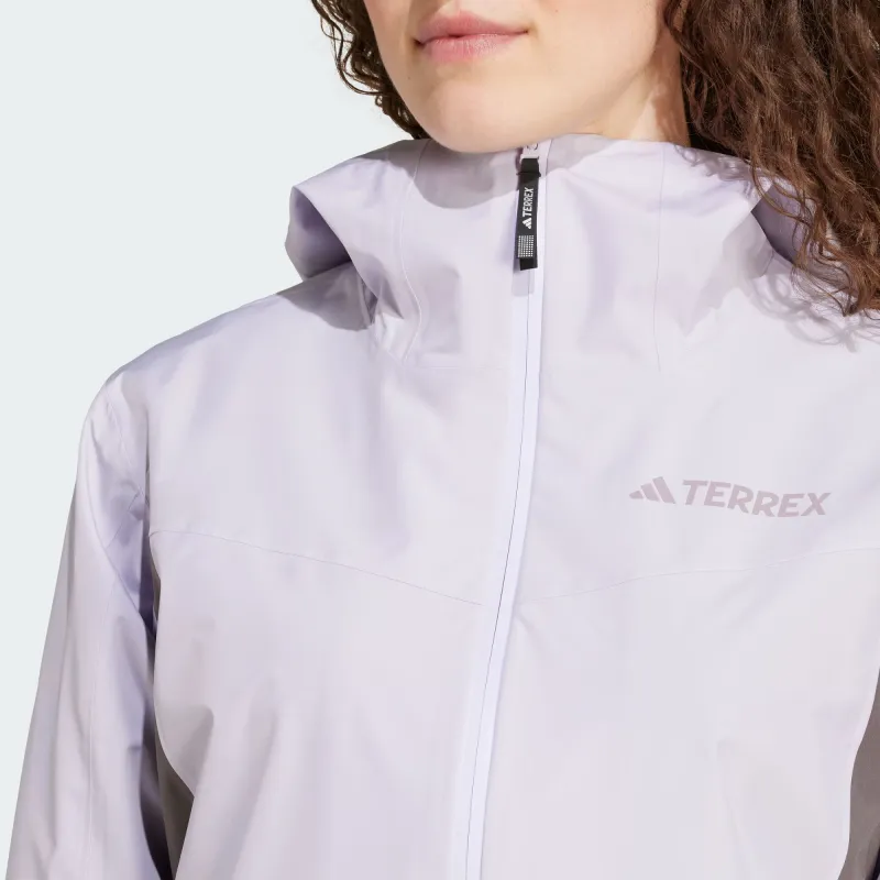 Adidas Windbreaker Jackets Women's Silver-2