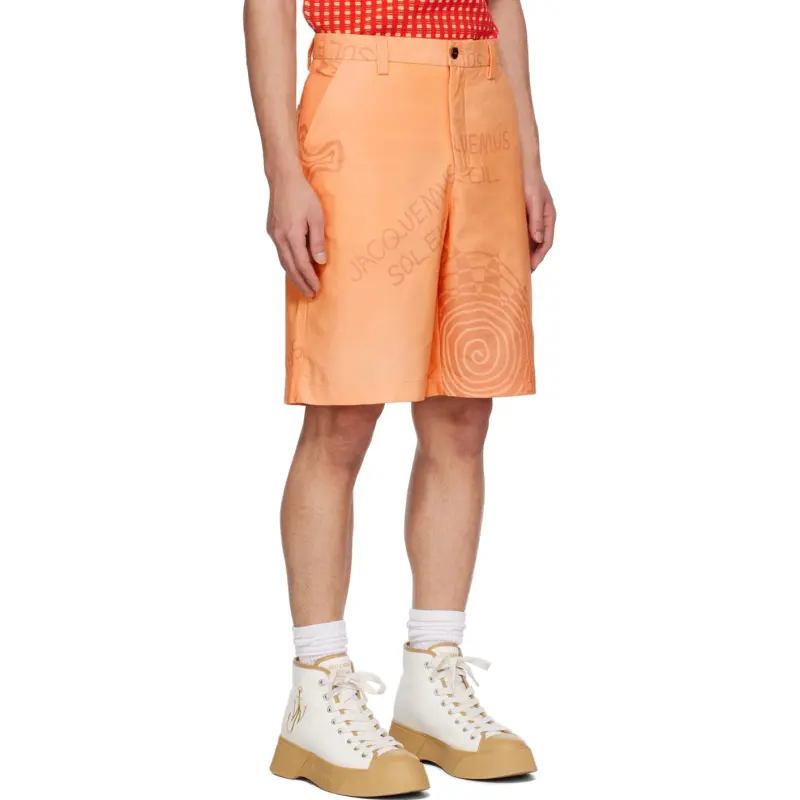 Jacquemus Casual Shorts Men's Orange-2