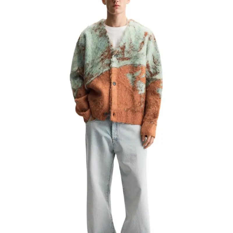 ZARA Knitwear Men Orange-2