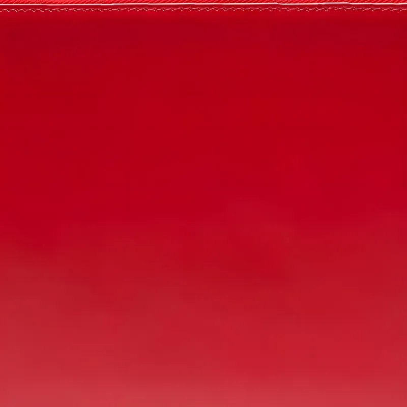 ETTINGER Calfskin Clutch Medium Size Unisex Red & London Tan-4