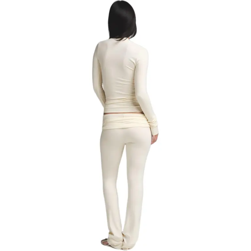 SKIMS SS25 SKIMS CLOUD Collection FOLDOVER PANT Casual Pants Women's ECRU/Natural-3