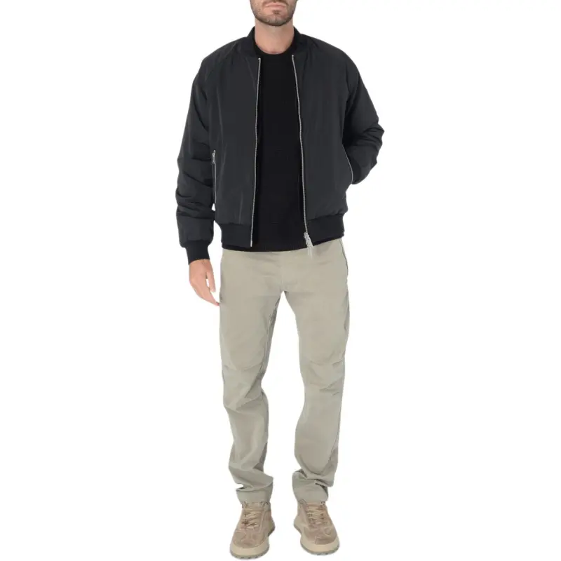 Moose Knuckles Long Sleeved Zip Up Bomber Jacket-4
