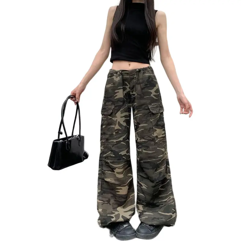 Concubine Zhu Jeans Women's Camouflage-2