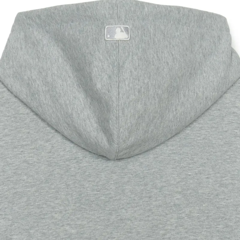 MLB Varsity Over Fit Hoodie Sweatshirt Unisex White-6