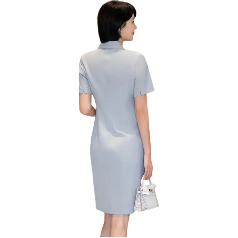 ONE SHALLOW Short Sleeved Dresses Women's Pasture Green-0