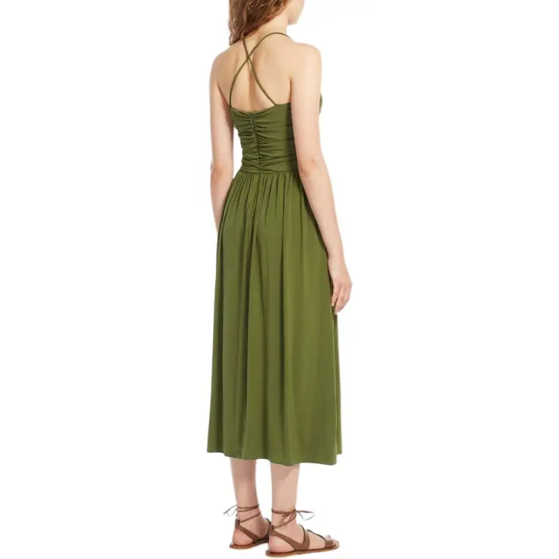 WEEKEND MaxMara Slip Dress Women's Green-2