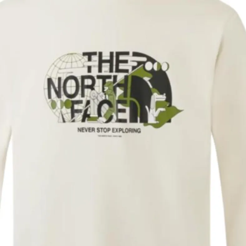 THE NORTH FACE City Outdoor Collection Sweatshirt Unisex Dune White-4