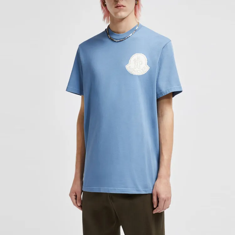 Moncler Logo Printed Crewneck T Shirt-3