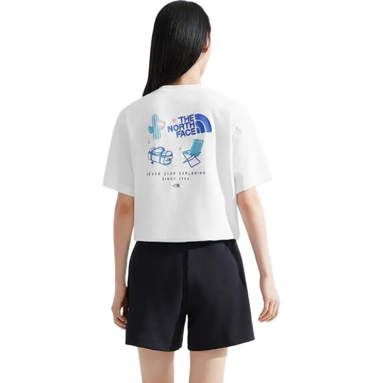 THE NORTH FACE T Shirt Unisex Snow Peak White-4