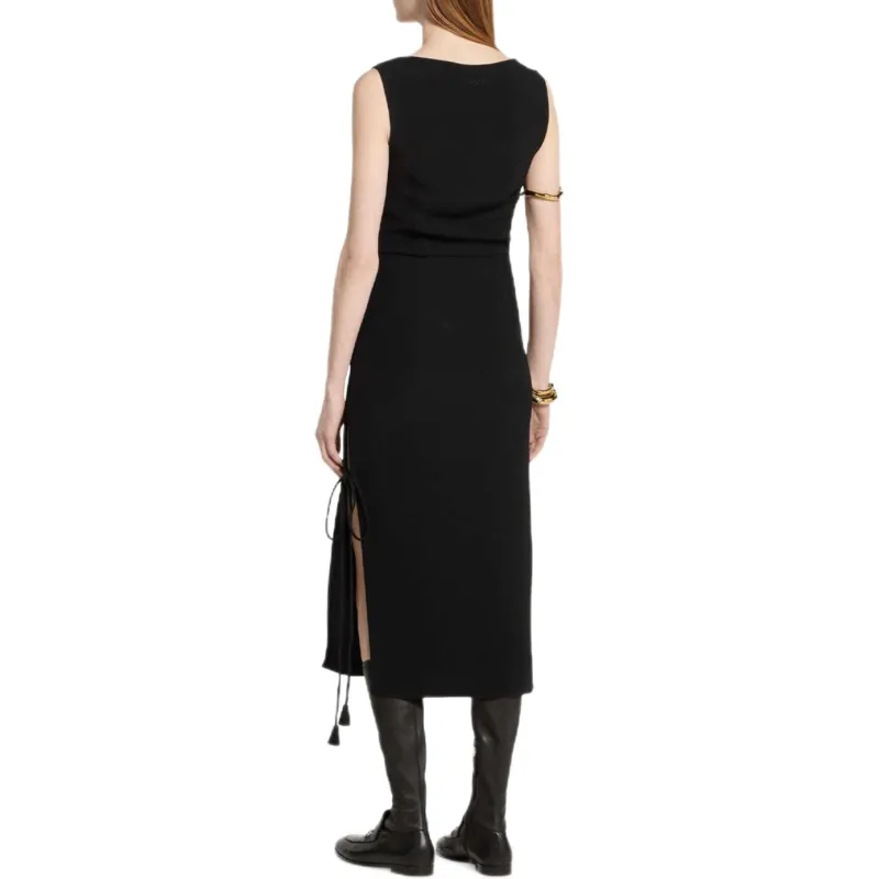 GUCCI SS252 Sleeveless Dress Women's Black-3