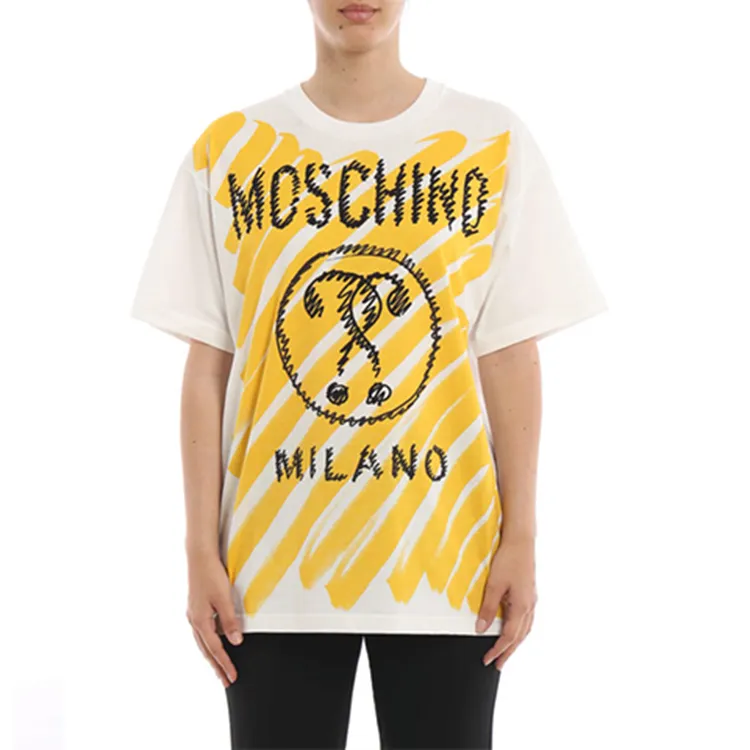 MOSCHINO T Shirts Women's Yellow-2