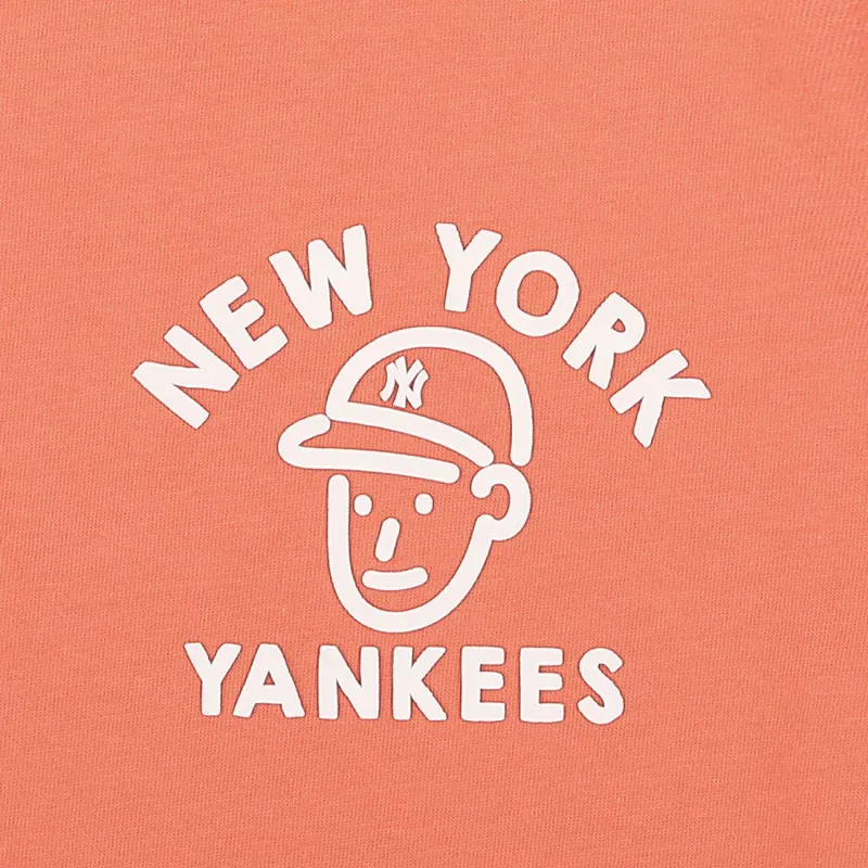 MLB New York Yankees T Shirts Women's Orange-2