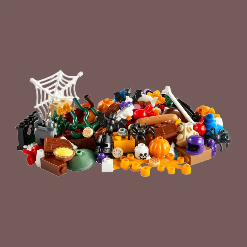 LEGO Holiday Limited Edition, Free Gift Set Included 2023 Halloween GWP Building Bag Building Blocks 118 Pcs 40608-3