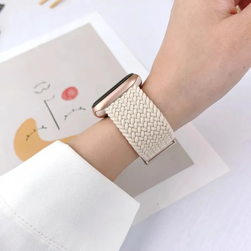 KVZUVUU Watch Band Apple Compatibility Nylon Material-5