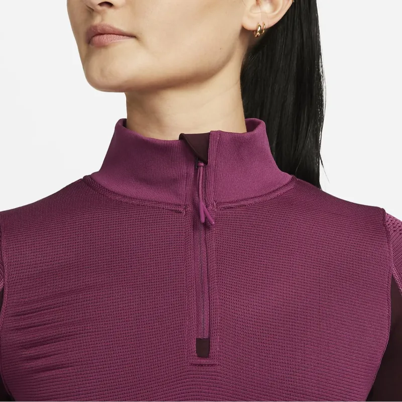 Nike THERMA FIT ADV Sweatshirts Women's Red Sandalwood-3