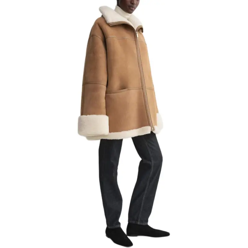 TOTEME Signature Zip Up Jacket-4