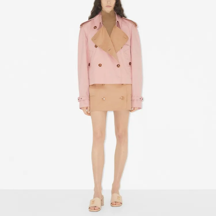 Burberry Trench Cotton Mini Skirt-3