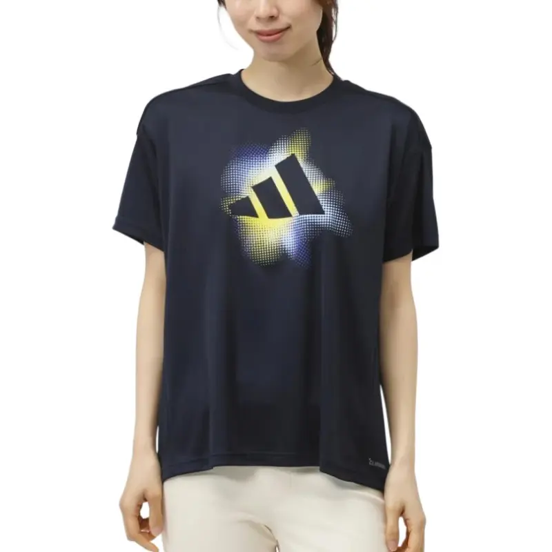 Adidas T Shirt Women's Navy Blue-1