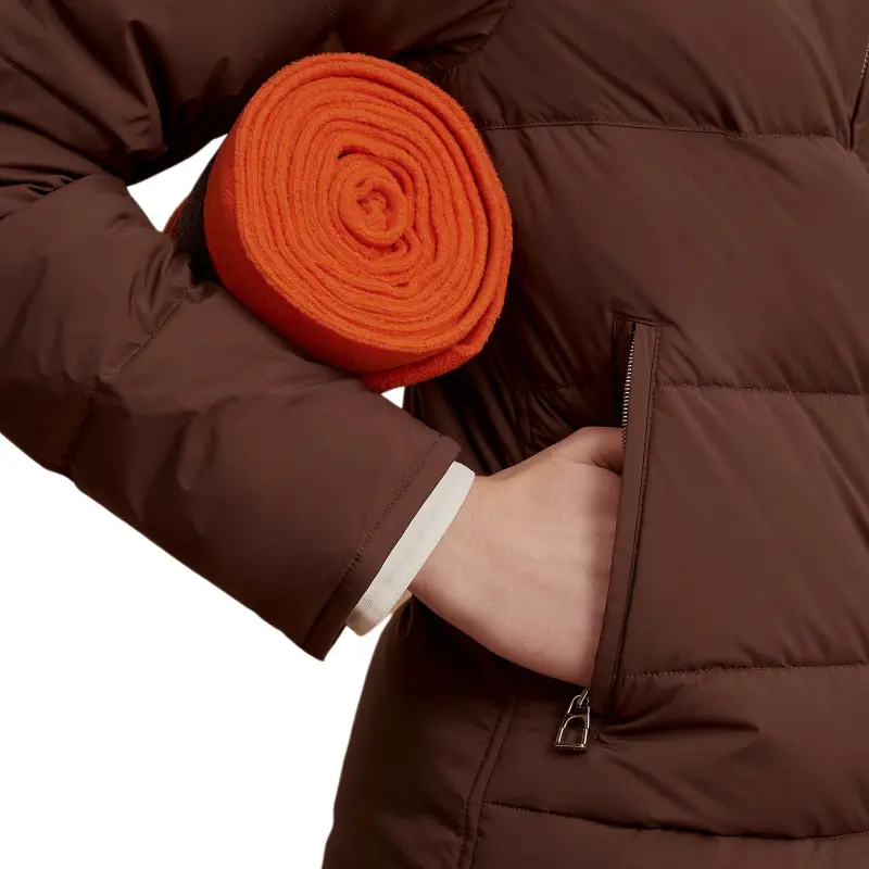 HERMES Piumino FW24 Down Jacket Women's Red Seryl-3