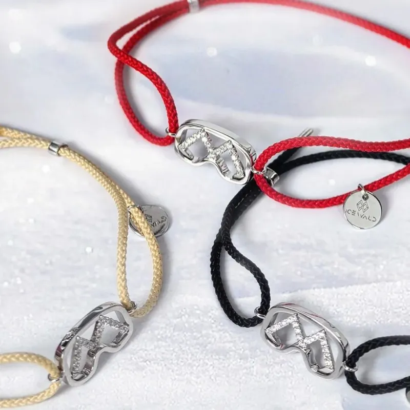ICEWALD 925 Sterling Silver Gold-Plated Trendy Luxury High-End Woven Bracelets Unisex Multicolor-2