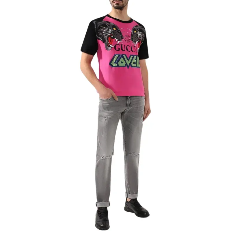 GUCCI Loved Tiger Print Crewneck-4