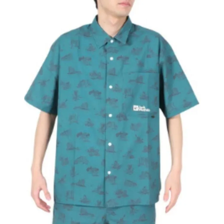 Jack Wolfskin Shirt Men's Green-3