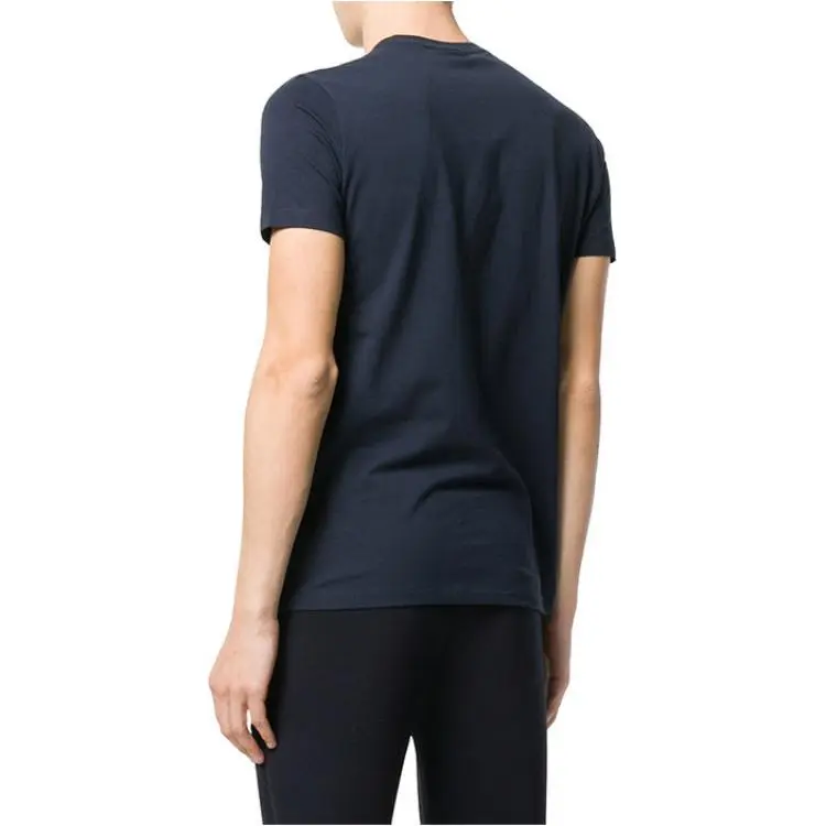 EMPORIO ARMANI T Shirts Men Marine Blue-3