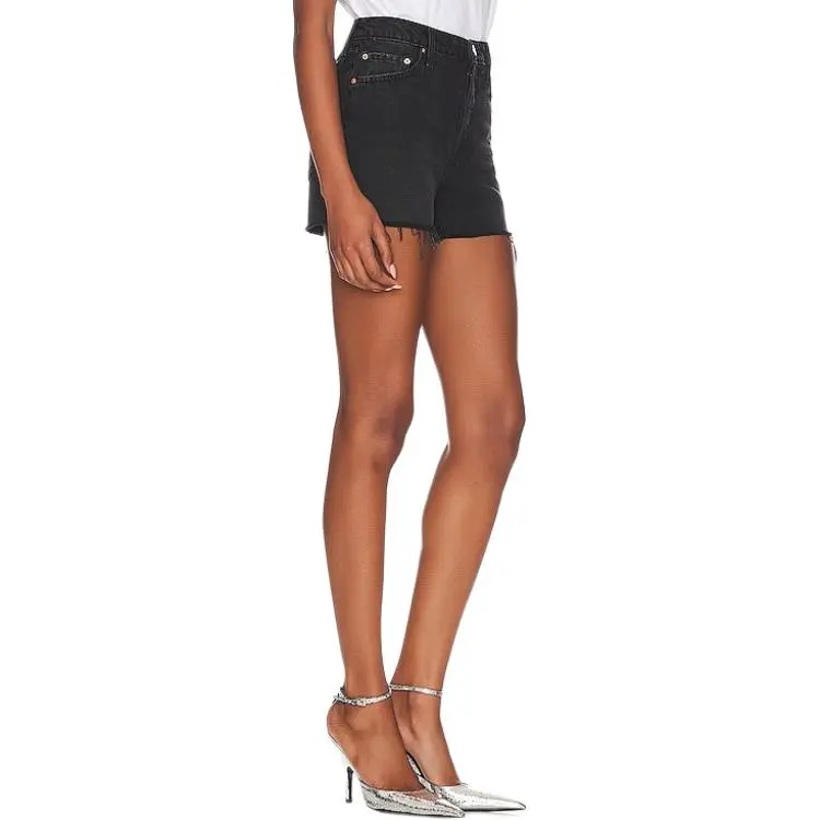 GRLFRND Denim Shorts Women's Gray-2