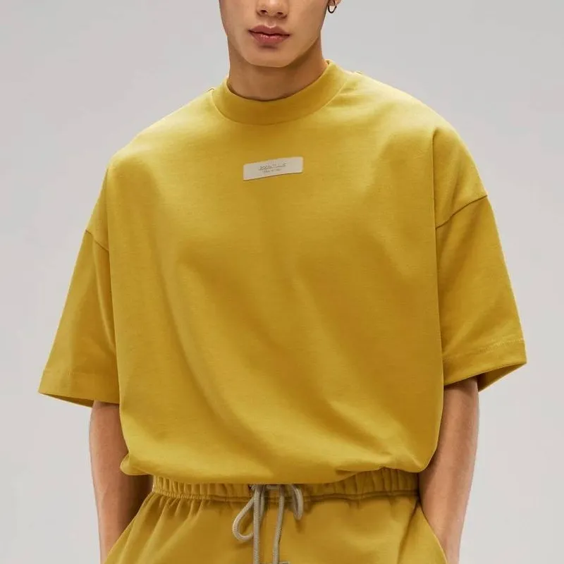 Fear Of God Essentials T Shirt Men's Imperial Yellow-2