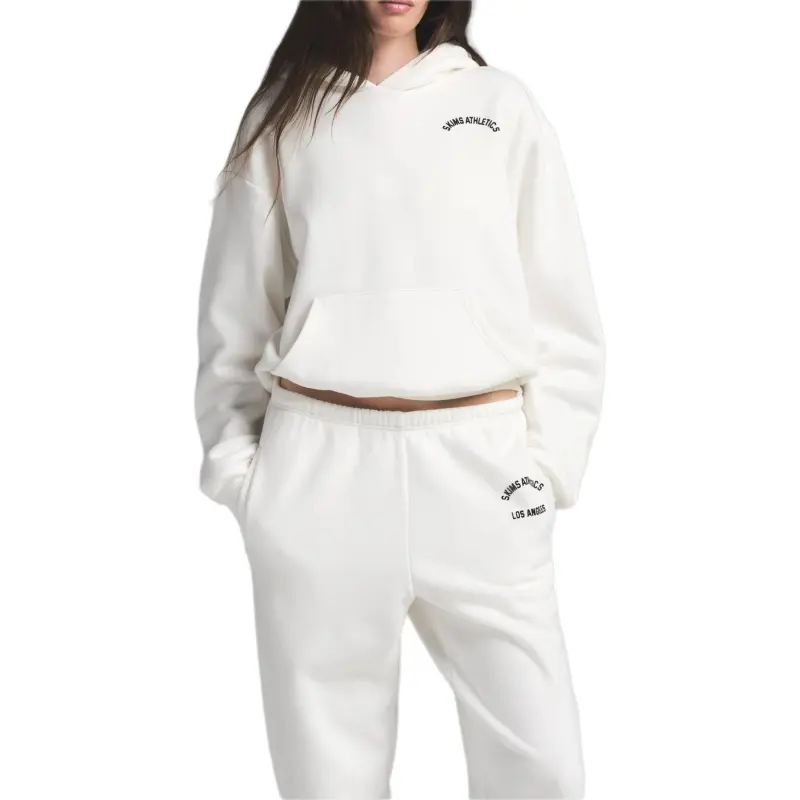 SKIMS Valentine's Day Collection SS25 COTTON FLEECE CLASSIC JOGGER Casual Pants Women's MARBLE GRAPHIC/Marble Pattern-1