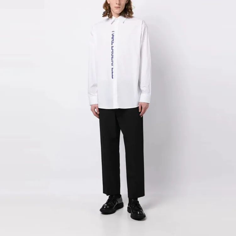 KARL LAGERFELD Logo-print Poplin Shirt-1