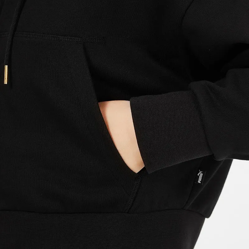 PUMA Cropped Coats Women's Black-6