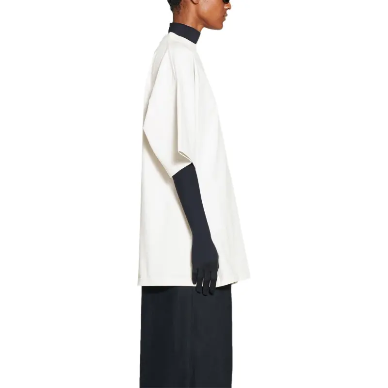 Balenciaga T Shirt Women's White Loose Fit Style-3
