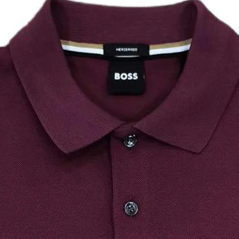 HUGO BOSS Polo Shirt Men's Dark Red-6