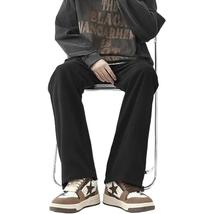 DUATOGE Jeans Men Carbon Black -4