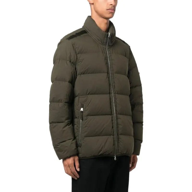 STONE ISLAND Down Jacket Men's Green-4