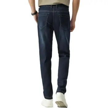 Red Bean Pants Jeans Men's Dark Blue