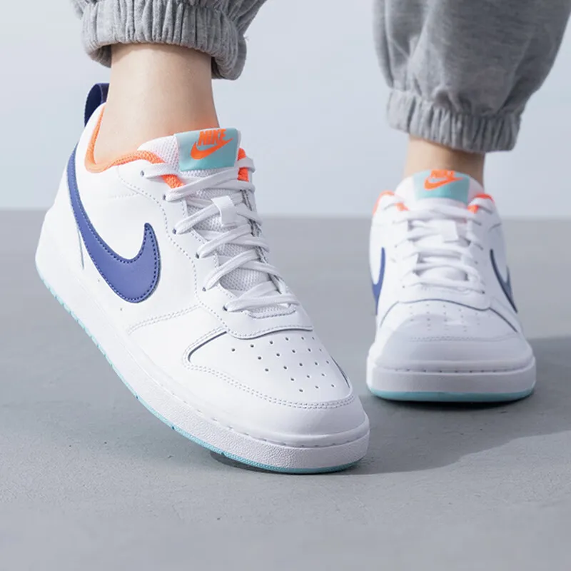 Nike Court Borough Low 2 White Navy GS-6