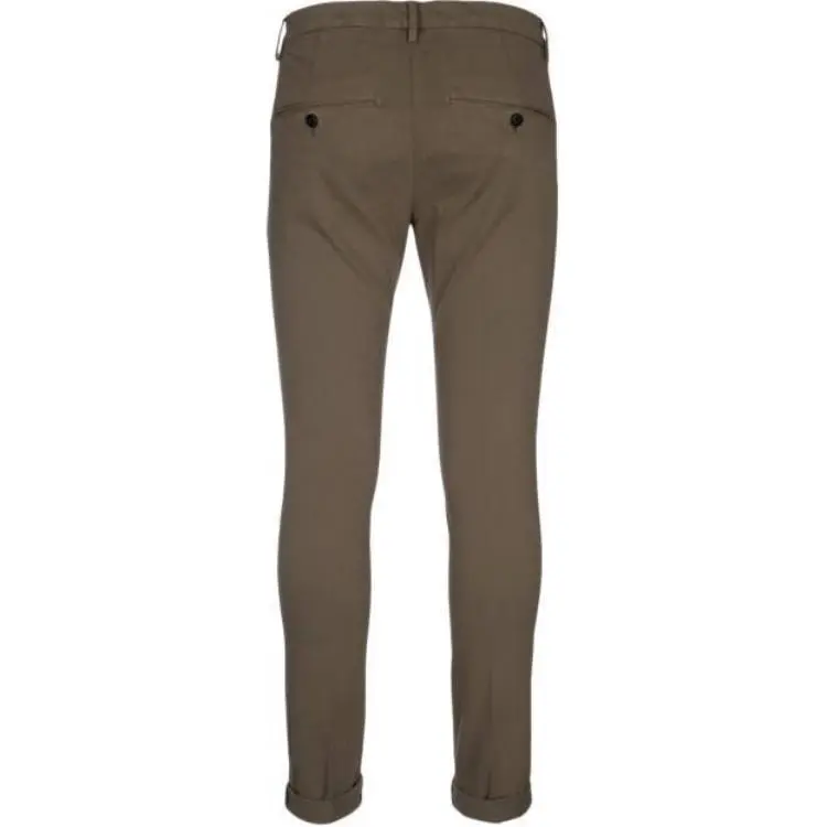 Dondup Mid Rise Slim Cut Chinos-1