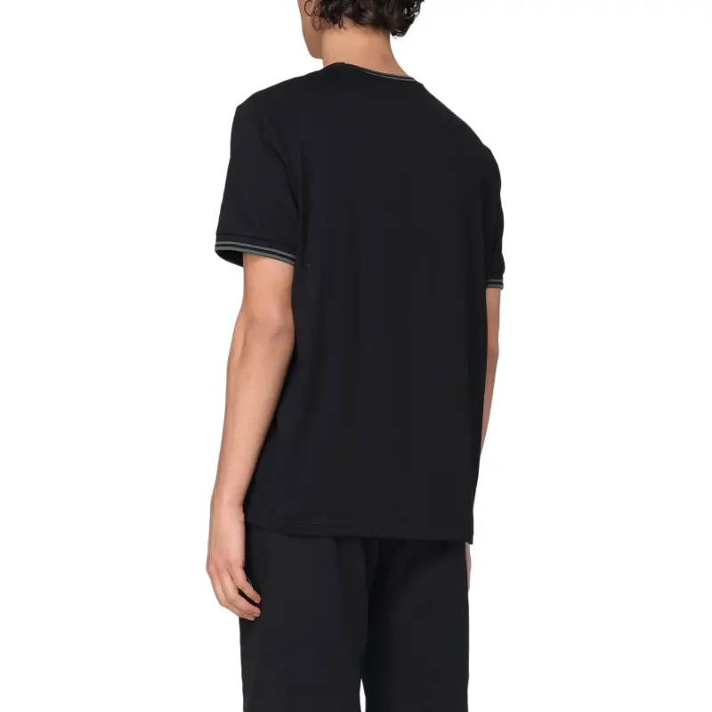 FRED PERRY T Shirts Men Black-1