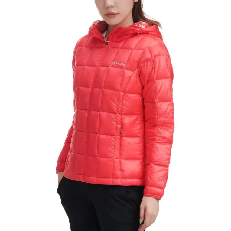 Columbia Down Jacket Women's Red-4