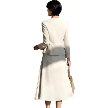 ONE SHALLOW Business Suits Women's Beige Apricot