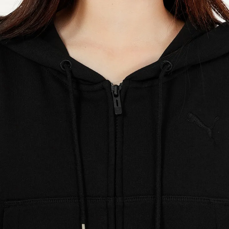 PUMA Cropped Coats Women's Black-5