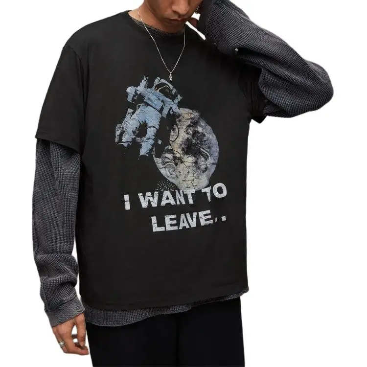 ALLSAINTS T Shirts Men Black-1